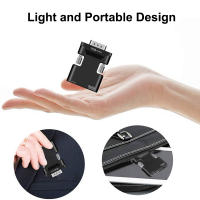 Adaptador Convertidor HDMI-Compatible a VGA Para TV Box 1080P PC Cable De Video Y Audio Aux Jack 3.5 Proyector Monitor Display Port - details 4