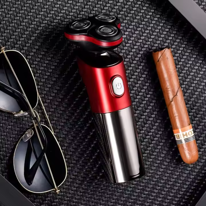 Afeitadora eléctrica rotativa 359 para hombres, afeitadora de barba, afeitadora de cuerpo completo lavable - 1