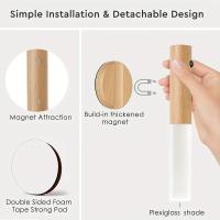 Lámpara De Pared LED Recargable Con Sensor De Movimiento Inteligente Para Pasillo Dormitorio Escaleras Baño Armarios Decoración Luz Nocturna Magnética Portátil Moderna - details 7
