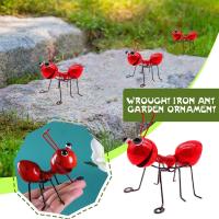 4/2pcs Escultura De Hierro De Abeja Para Jardín Decoración De Pared Exterior Figura De Piedra Para Patio Jardín Y Escritorio - details 2