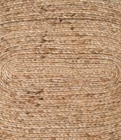 FELPUDO FIBRA NATURAL YUTE FORMA OVALO, MEDIDA 45X75CM, LINEA PARALELA - details 2