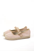 Alpargatas de serraje con suela de yute y pulsera ajustable. Diseño artesanal con hebilla metálica para un ajuste perfecto. Cómodas y ligeras, ideales para looks casuales y frescos en verano Paloma Wang - details 2