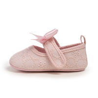 Zapatos De Algodón Para Bebé Niña Con Lazo Comodidad Suave Para Caminar Primeros Pasos Mary Jane Planas De Primavera Otoño Invierno Todas Las Estaciones Cuna Zapatos Nuevos Recién Nacidos - details 10
