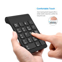 Lefon Teclado Numérico Inalámbrico 2.4G Mini Para Laptop PC Notebook 18 Teclas Estilo Slim Sin Retroiluminación Para Contabilidad Y Banca - details 2