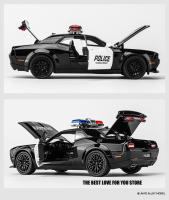 Coche De Juguete Dodge Hellcat 1:32 Metálico Con Sonido Y Luz Modelo De Coche De Policía Pull Back Para Niños - details 9
