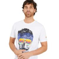 Camiseta Calavera Brave Soul 149DAVEW Blanco (White) - details 4