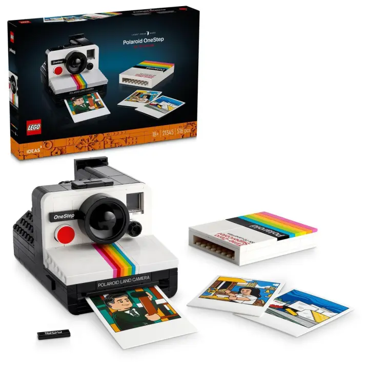 LEGO 21345 Ideas Cámara Polaroid OneStep SX-70 Regalo para fotógrafos - 1