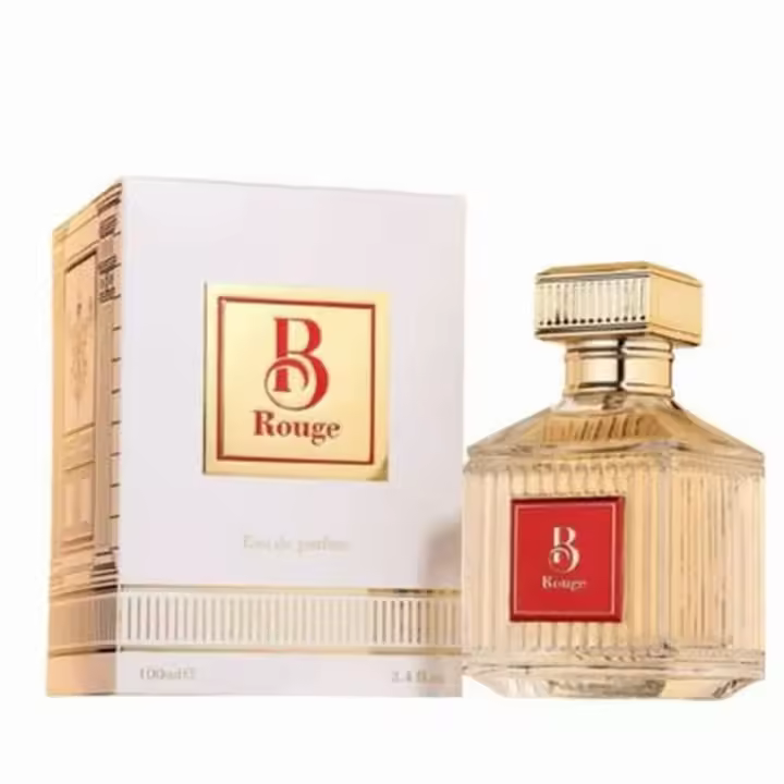 Perfume Árabe 100% Original Fragrance World Ladies B Rouge Eau de Parfum 100ml – Fragancia Exclusiva, Lujosa y Sofisticada con Notas Florales, Ambarinas y Especiadas, Aroma Sensual y Elegante de Larga Duración para Mujeres Apasionadas y Seguras de Sí Mism - 1