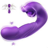 Vibradorador clítoris Juguetes sexuales, 3 in 1 Vibradorador mujer juguetes eróticos con 7 modos consoladores.. para mujer con vibración,Bofetadas Lamiendo Vibradores consoladores Dildo vibrador - details 0