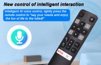 Control Remoto De Voz RC802V Reemplazo Para TCL LED TV Compatible Con Modelos 43P8 40S65A 32S60A 55P8M 32S6500 65P8M 55P8 65P8S 50P8 32S615 40S615 50P7 - details 2