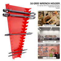 Organizador De Llaves 2Pcs Soporte Para Herramientas De Plástico Guarda Llaves De 5mm a 27mm Para Mantenimiento Y Reparación En El Hogar - details 4