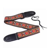 Correa De Guitarra Ajustable Bordada Con Estampado Estilo Vintage Étnico Para Folk Eléctrico Bajo Ukulele Accesorios De Guitarra - details 6