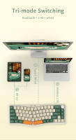 AJAZZ AKS068 Struktura Uschelke Alice68 Teclado Mecánico RGB Modo Triple Hot Swap Ergonómico 68 Teclas Sea Salt Shaft - details 9