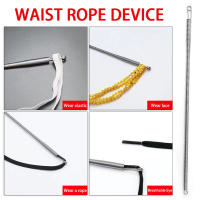 Herramienta De Encaje Rápido Flexible Para DIY 5/10pcs Aro De Resorte Con Cordón Agujas Y Hilo Multipropósito Herramienta De Encaje De Acero Inoxidable - details 5