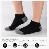10 Pairs of High-Quality Men's Sports Fitness Running Socks For Spring and Summer Outdoor Leisure and Breathable Short Socks - details 7
