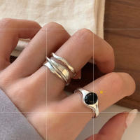 Anillo De Bambú De Jade Hetian Lácteo Platinado En Plata De Ley 925 Para Mujer Y Niña Regalo Joyería Vintage Irregular - details 15