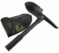 Shovel Plegable Portátil De Acero Inoxidable Para Camping Y Sobrevivencia Herramientas De Exterior 4 En 1 Mini Afilador Shovel - details 0