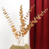 1/3/5Pcs Bouquet De Flores Artificiales Doradas Para Decoración De Hogar Navidad Año Nuevo Fiesta De Cumpleaños DIY Adornos Para Vaso Accesorio De Plantas - details 5