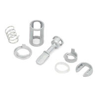 Kit De Reparación Para Cerradura De Puerta Delantero De Coche 7 Piezas Compatible Con VW POLO 9N GOLF IV AUDI A6 SKODA FABIA Material Aleación De Zinc Color Plateado - details 2