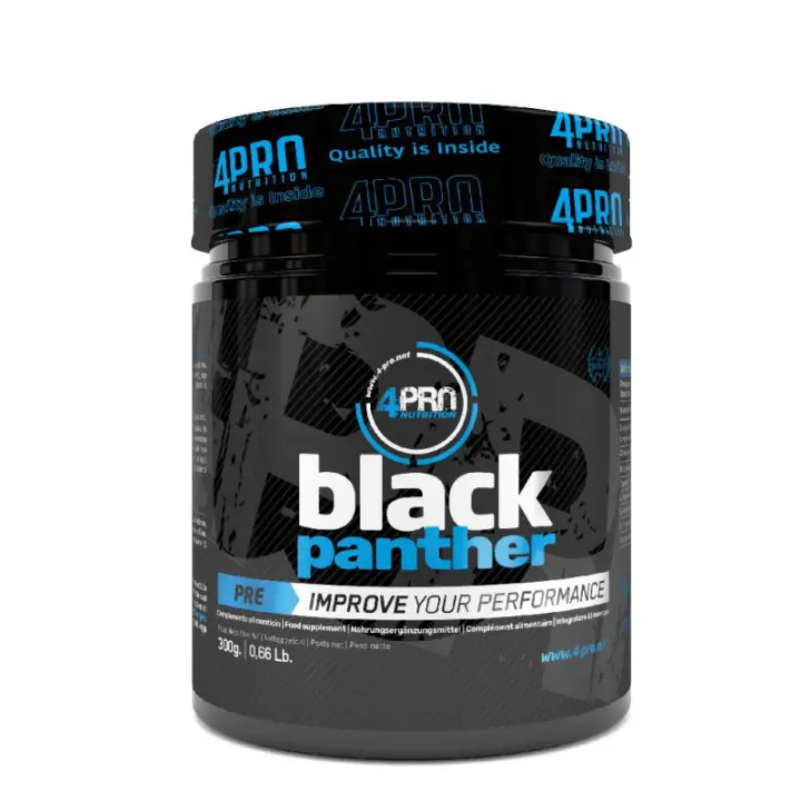4-PRO Nutrition Black Panther 300 Grms - Pre Entreno - 1