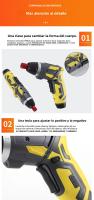 Destornillador Eléctrico Recargable Pequeño Y Potente 4.2V 6Nm 1300mAh 250rpm Sin Batería Set De Destornilladores Para DIY En El Hogar - details 33