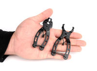 Herramienta De Enlace Rápido Para Cadena De Bicicleta Con Gancho Multi-enlace Para Ciclismo MTB Y Carretera Herramientas De Bicicleta Con Mango Antideslizante Y Acero De Alta Resistencia Color Negro - details 8