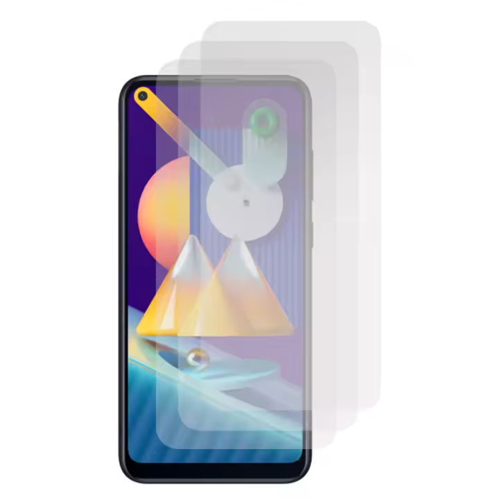 3X Protector de pantalla para Samsung Galaxy M11 M20 M21 M30S M31 M51. Cristal templado transparente para movil. Elige modelo - 1