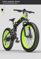 Bezior X1500 NIEVE BICICLETA ELÉCTRICA FAT BIKE 26*4,0 1500W 48V12.8AH PLEGABLE EBIKE FRENO DE FRENO HIDRÁULICO - details 16