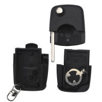 Jingyuqin Funda De Llave De Coche Con 2 Botones Para Audi A2 A3 A4 A6 A8 TT Cuchilla Desplazable Incluida Cubierta Para Llaves De Automóvil Material ABS - details 3