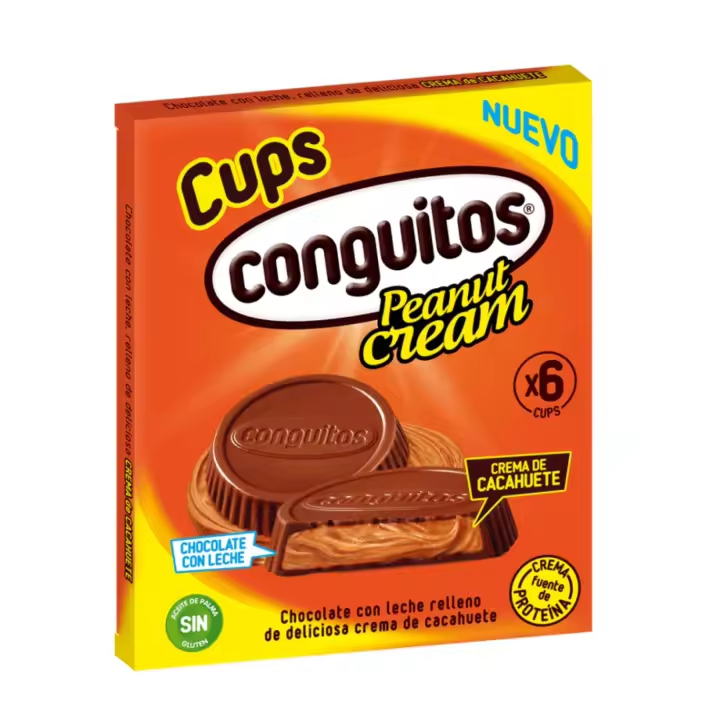 CONGUITOS CUPS LECHE PACK 3X34G - 1