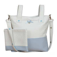 BOLSO PANERA BABYLINE 100% POLIPIEL + CAMBIADOR DE VIAJE DE LA COLECCIÓN STYLE. - details 2