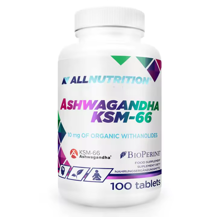 ASHWAGANDHA KSM-66 100 tabletas - ALLNUTRITION - 1
