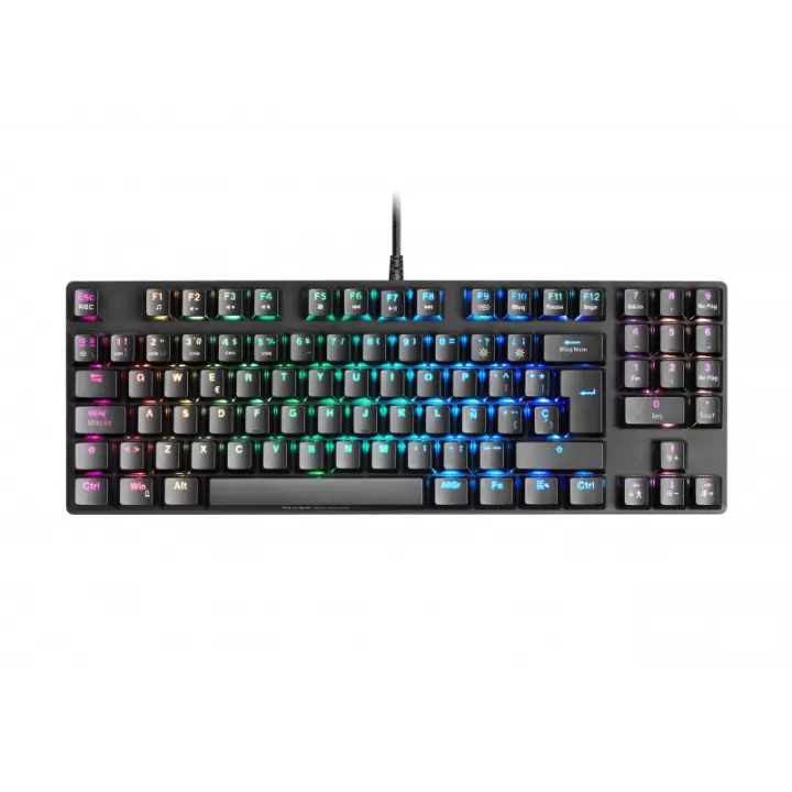 Mars Gaming - MKREVOPROBES Negro, Teclado Gaming RGB Mecánico, TKL+ NUM, Switch Azul, Español MKREVOPROBES - 1