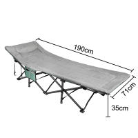 Cama de camping Plegable extra ancha 71 cm Cama de camping Tumbona de camping - details 1