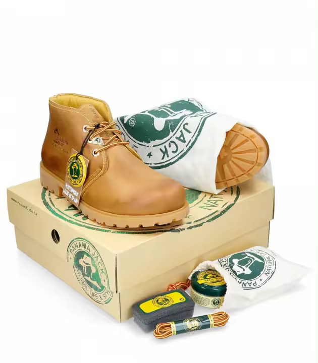 BOTA CASUAL CAÑA BAJA PANAMA JACK BOTA PANAMA VINTAGE AMARILLO - 1