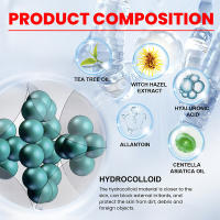 Parches Antipicas Para Acne Tratamiento Hidratante De Parches Impermeables Eliminador De Acne Herramienta Para Manchas De La Piel Cuidado Facial - details 3