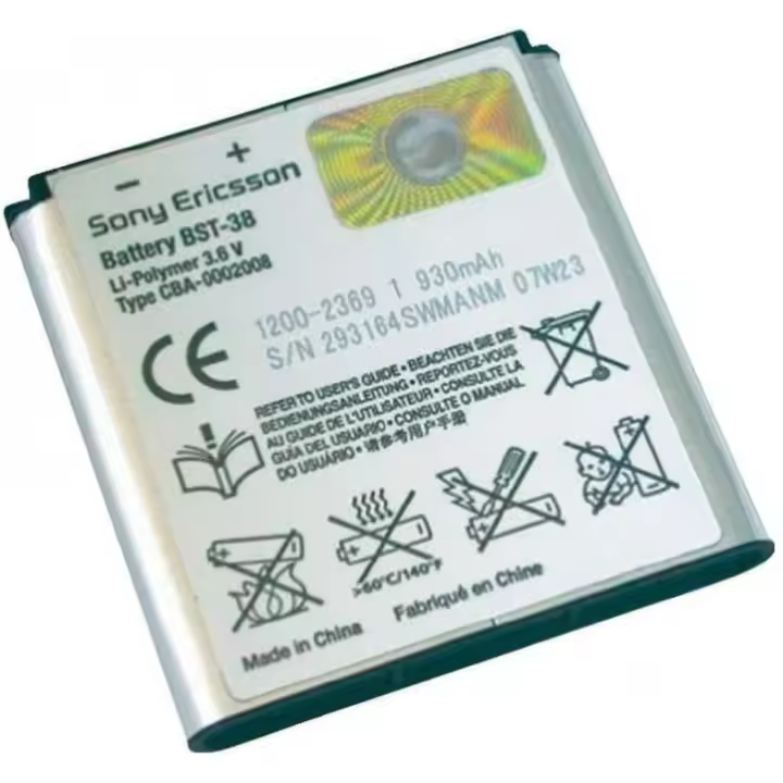 SONY ERICSSON W580 BATERIA ORIGINAL BST38 - 1
