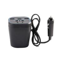 Inversor De Potencia Para Coche 12V/24V a 110V/220V Convertidor Con Cargo Rápido Tipo-C Multi-function Enchufe 3.1A - details 6
