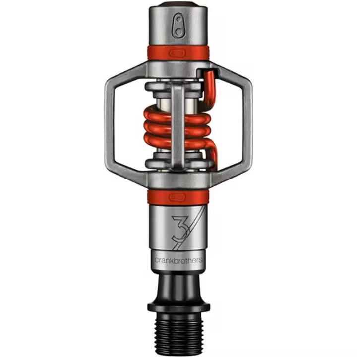 CRANKBROTHERS Crank Brothers Pedales Egg Beater 3 Rojo - Ultraligero 4-caras Enganche Expulsa el Barro - 1