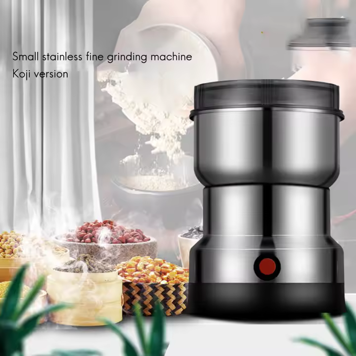 Molinillo de Café Eléctrico para el Hogar Multifuncional Máquina de Molienda para Nueces Frijoles Especias Granos Material de Acero Inoxidable con Enchufe EU - 1