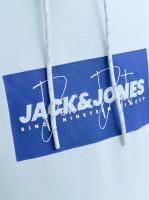Jack & Jones Hombre Sudadera con Capucha JJEXPLORER Logo Estampado Regular Fit Bolsillo Canguro Otoño Invierno 12288493 - details 2