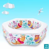 Piscina hinchable intex hexagonal 191x178x61 cm - 510 l - details 4