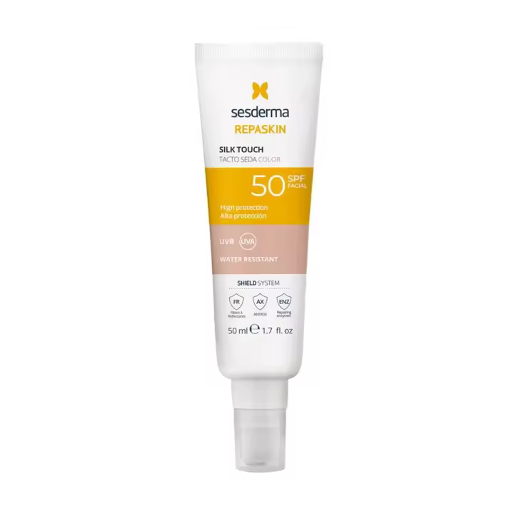 REPASKIN FACIAL tacto seda con color SPF50 50 ml - 1