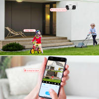 Cámara De Seguridad IP 4K Dual PTZ 8MP Con Zoom Digital 10X WiFi Exterior Vigilancia Cámara HD 4MP CCTV iCam365 APP Detección De Humanos - details 8