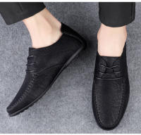 Zapatos De Cuero Para Hombre Con Suelas Suaves Versátiles Para Todas Las Estaciones Tallas Grandes Moda Casual Para Jóvenes Zapatos De Conducción - details 10