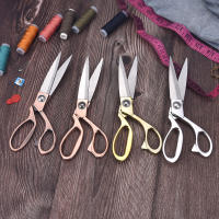 Tijeras De Costura Profesional Vintage Para Telas Y Ropa Herramienta De DIY Cortador De Algodón Acero Inoxidable - details 7