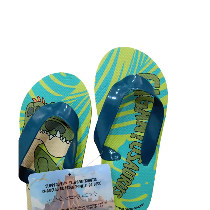 Gigantosaurus zapatillas de chanclas de niño para playa y piscina - 1