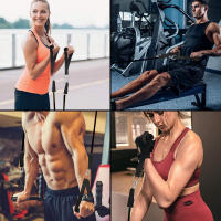Set De Bandas De Resistencia 7 Piezas Accesorios De Gimnasio Portátiles Para Casa Ejercicios Elásticos De Goma Para Fitness Y Fortalecimiento Muscular - details 13