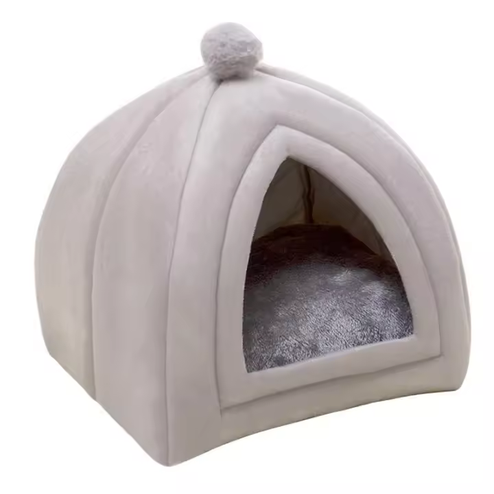 Alfombra De Gato Suave Y Cálida Para Perro Pequeño O Mediano Casa De Muebles Para Mascotas Invierno Nido De Peluche Lavable Para Gato Y Perro - 1