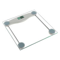 Bascula de Baño Electrónica de Precisión Cuadrada | Pantalla LCD de una fácil lectura | Peso Máximo: 150kg | Encendido automático al pisar | Funciona con 1 pila de litio 3V (CR2032) | Bajo consumo | Apagado automático a los 8 segundos | - details 0